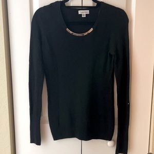 Ulta Lightweight Calvin Klein pullover sweater top with metal detail